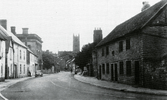 This photograph is from the Francis Frith collection, taken in the late 1940's, shows the Charles Foxe Almshouses on the right.